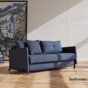 Kleine slaapbank blauw