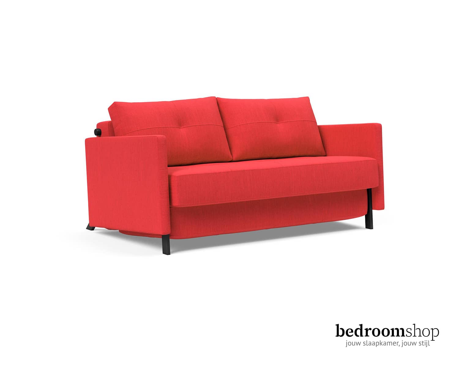 Slaapbank klein rood