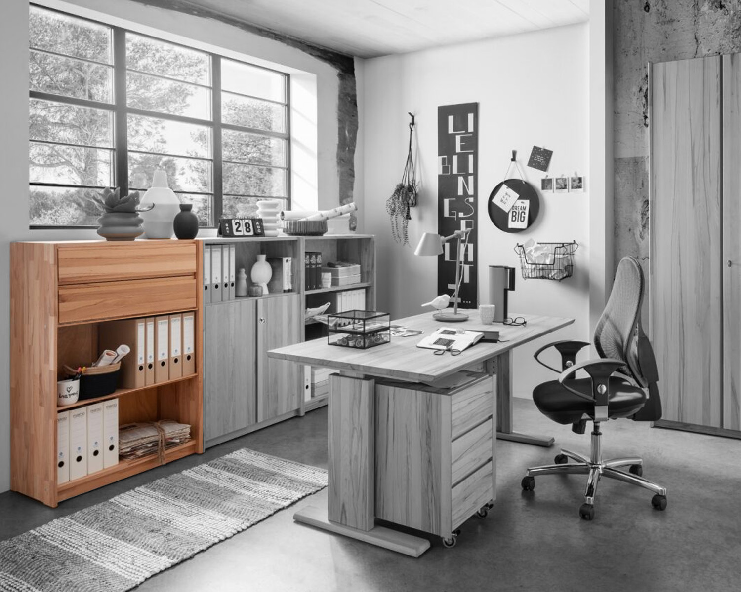 Archiefkast beuken laag