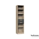 Boekenkast houtlook grafiet