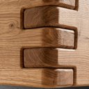 Massief houten bed balken