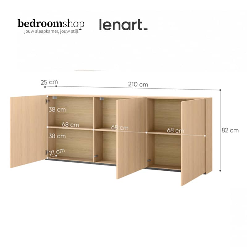 Wandkast afmeting