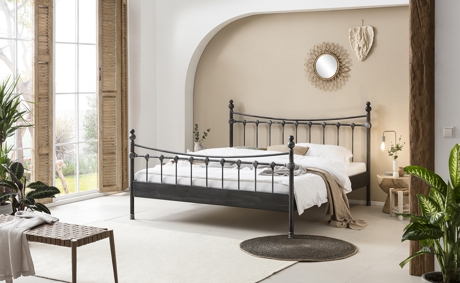 Metalen bed Catania