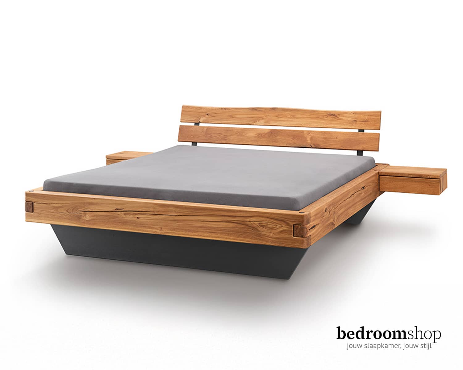 Bed eiken balken eentandsverbinding