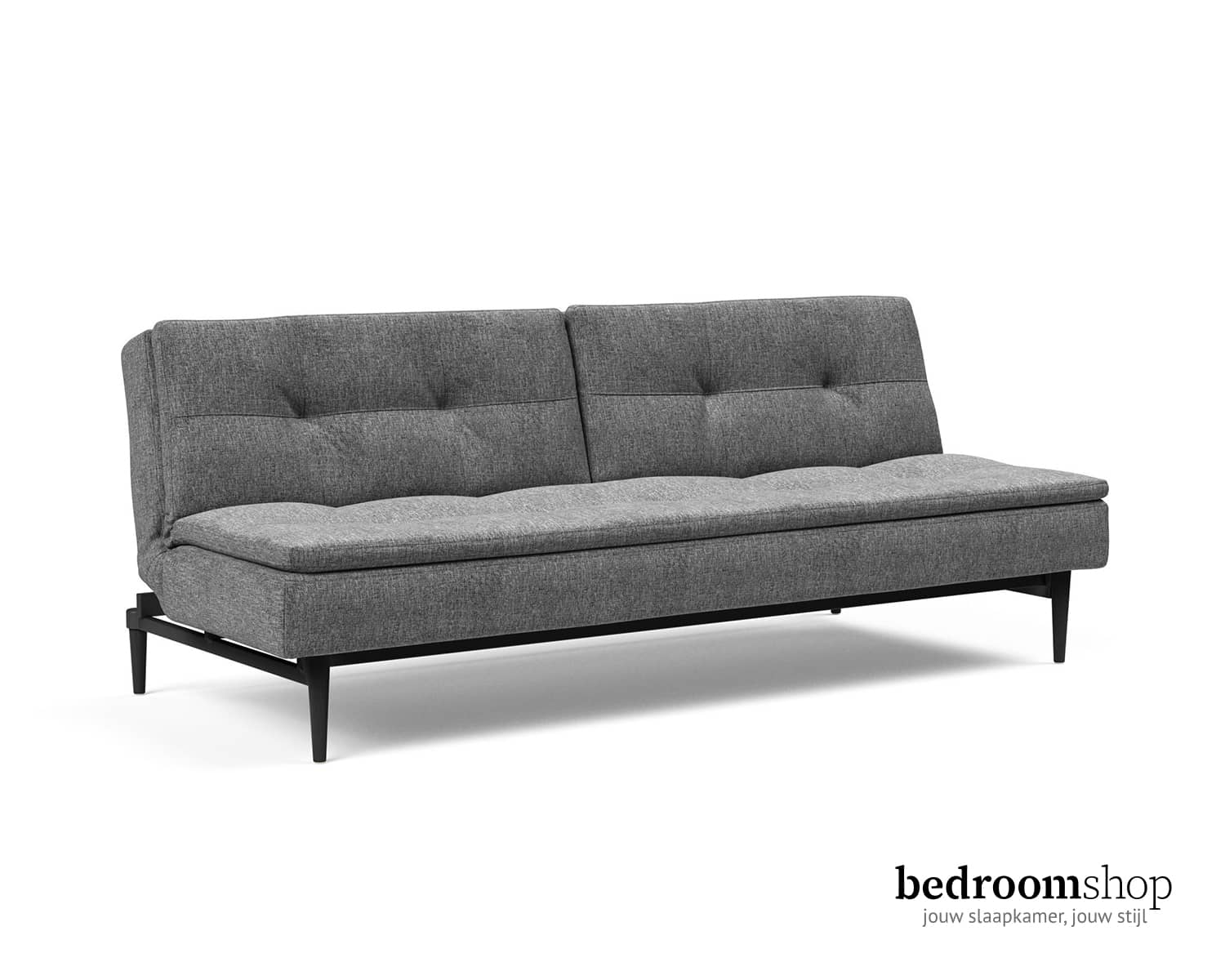 Grijze slaapbank 200 cm