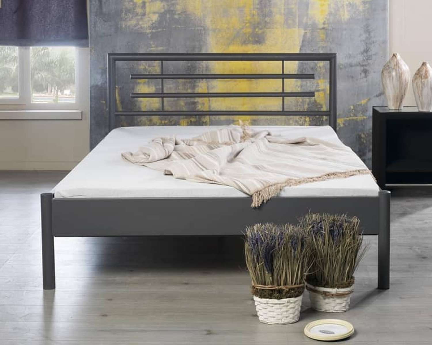 Metalen 2-persoonsbed Metalen 2-persoonsbed