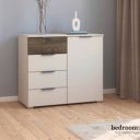 Combi commode houtlook accent