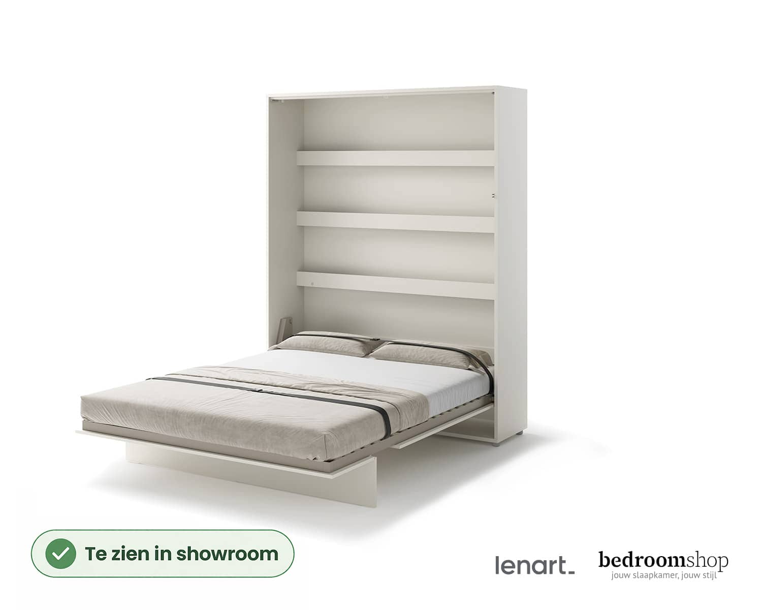 Opklapbed champagne cashmere 160x200