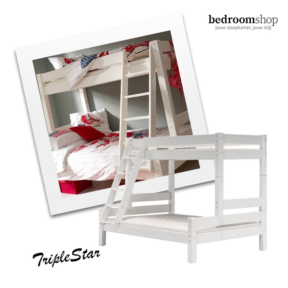 TripleStar 3-persoons stapelbed