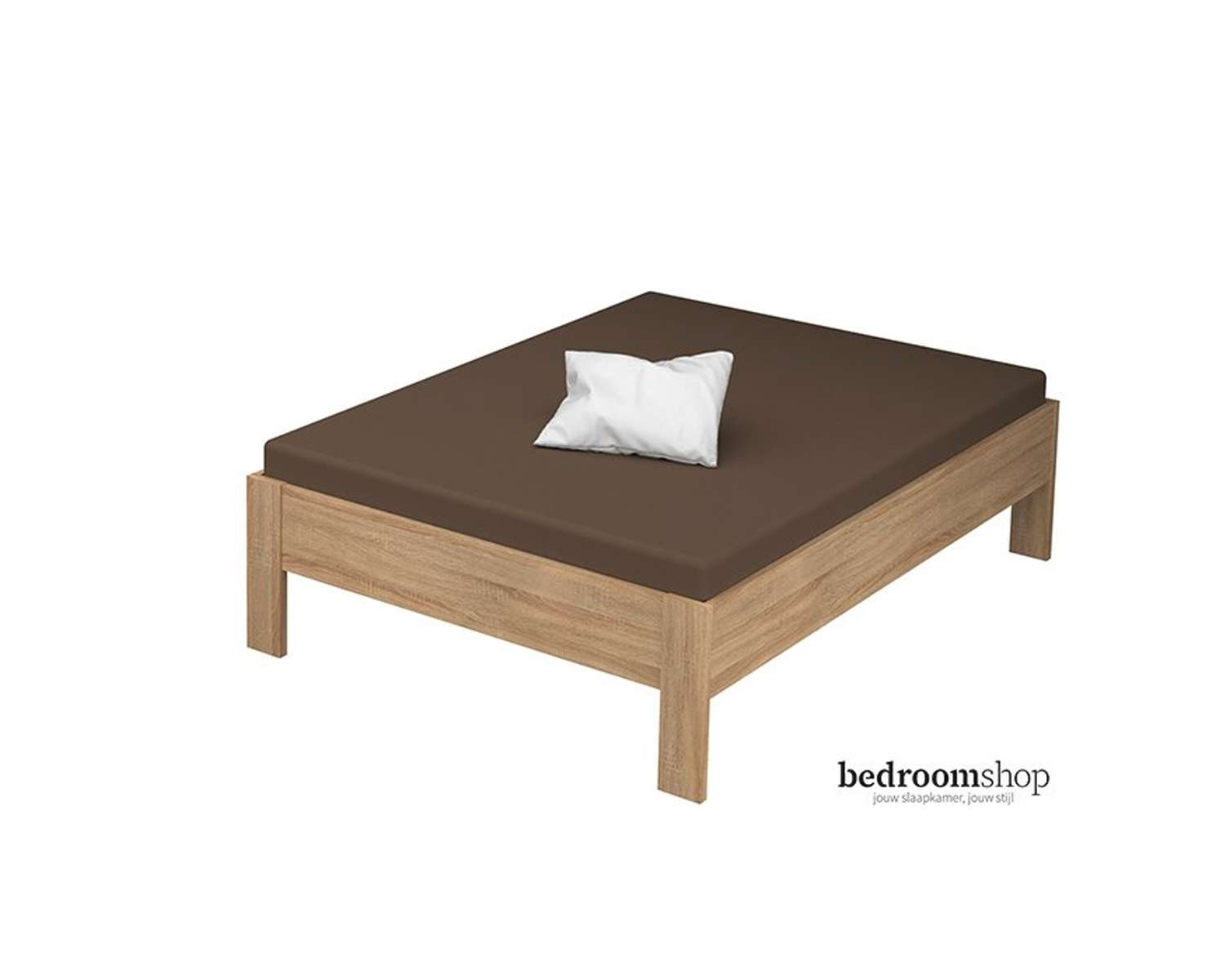 eiken houten bed 140x200 eiken houten bed 140x200