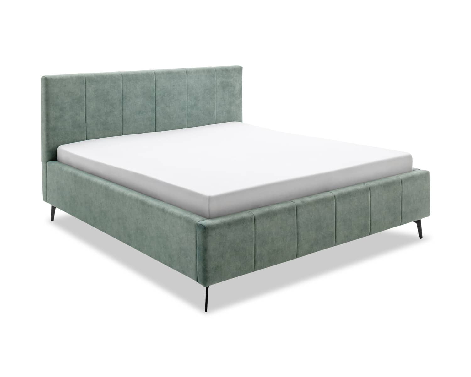 Groen bed stof