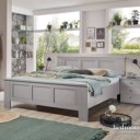 Kiezelgrijs landelijk bed