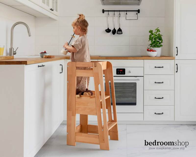 Keukentrapje kids massief