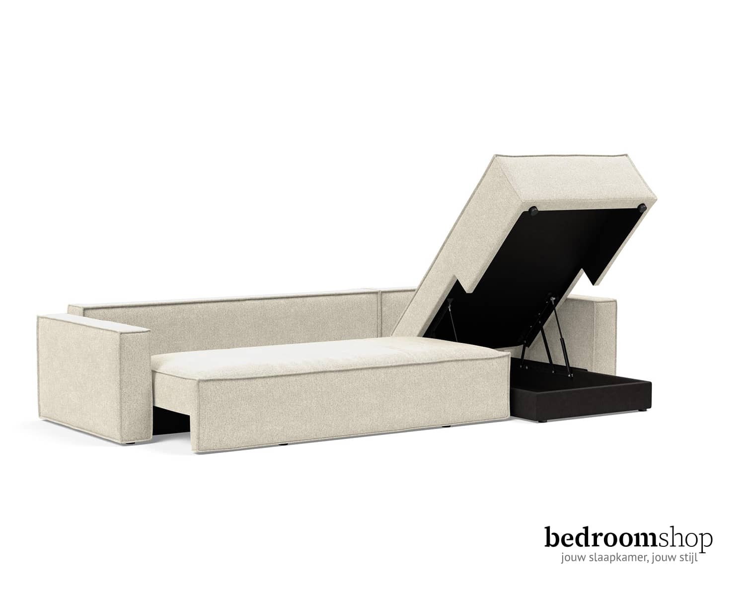 Slaapbank ottomaan met opbergruimte