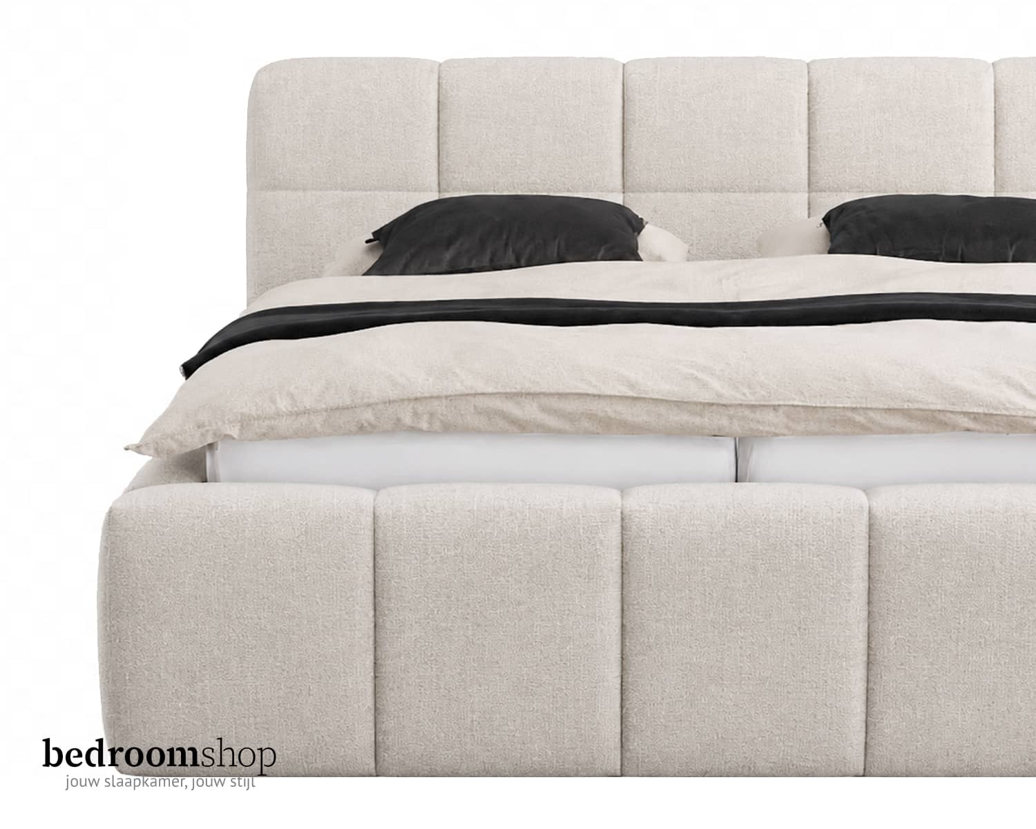 Stoffen bed soda beige Stoffen bed soda beige