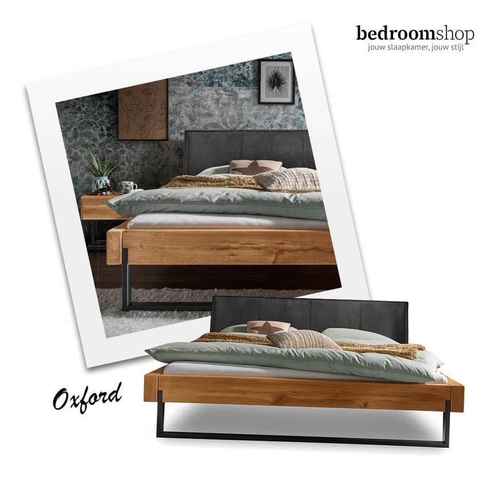 Massief houten balkenbed Oxford