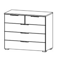 5 ladencommode alpine wit