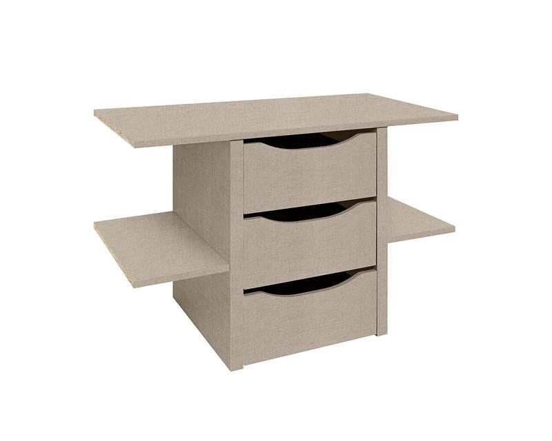 Lade inzet 90 cm vak