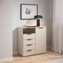 Combi-commode slaapkamer champagne oak