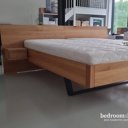 Houten eiken bed glasgow