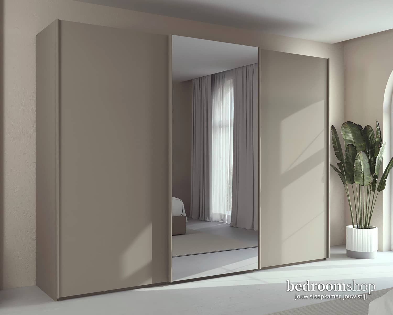 Kledingkast Taupe Kledingkast Taupe