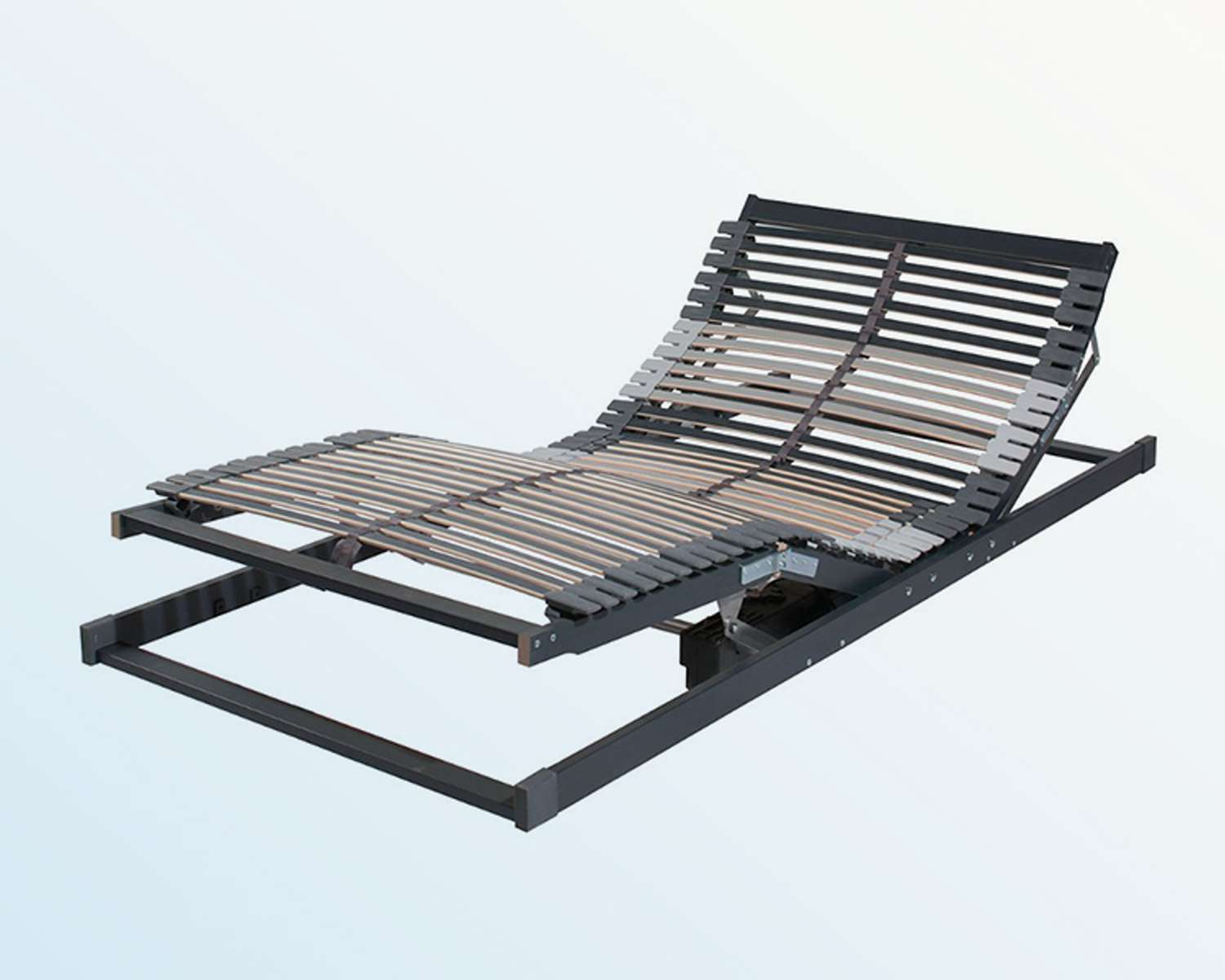 Elektrische lattenbodem met 42 latten en motor eronder Elektrische lattenbodem met 42 latten en motor eronder