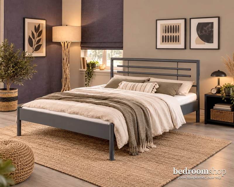 Metalen bed 180x200