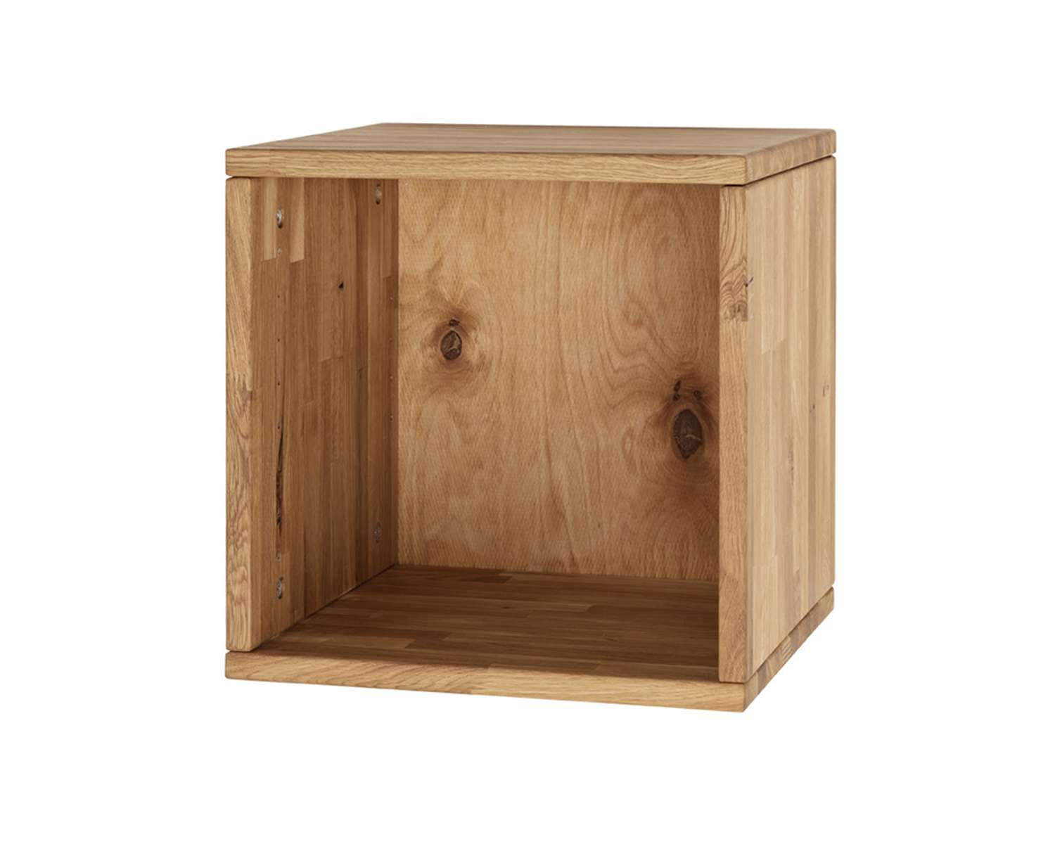 Wild eiken wandmeubel kubus Wild eiken wandmeubel kubus