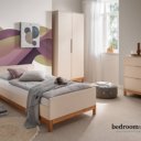 Kinderkamer met commode creme