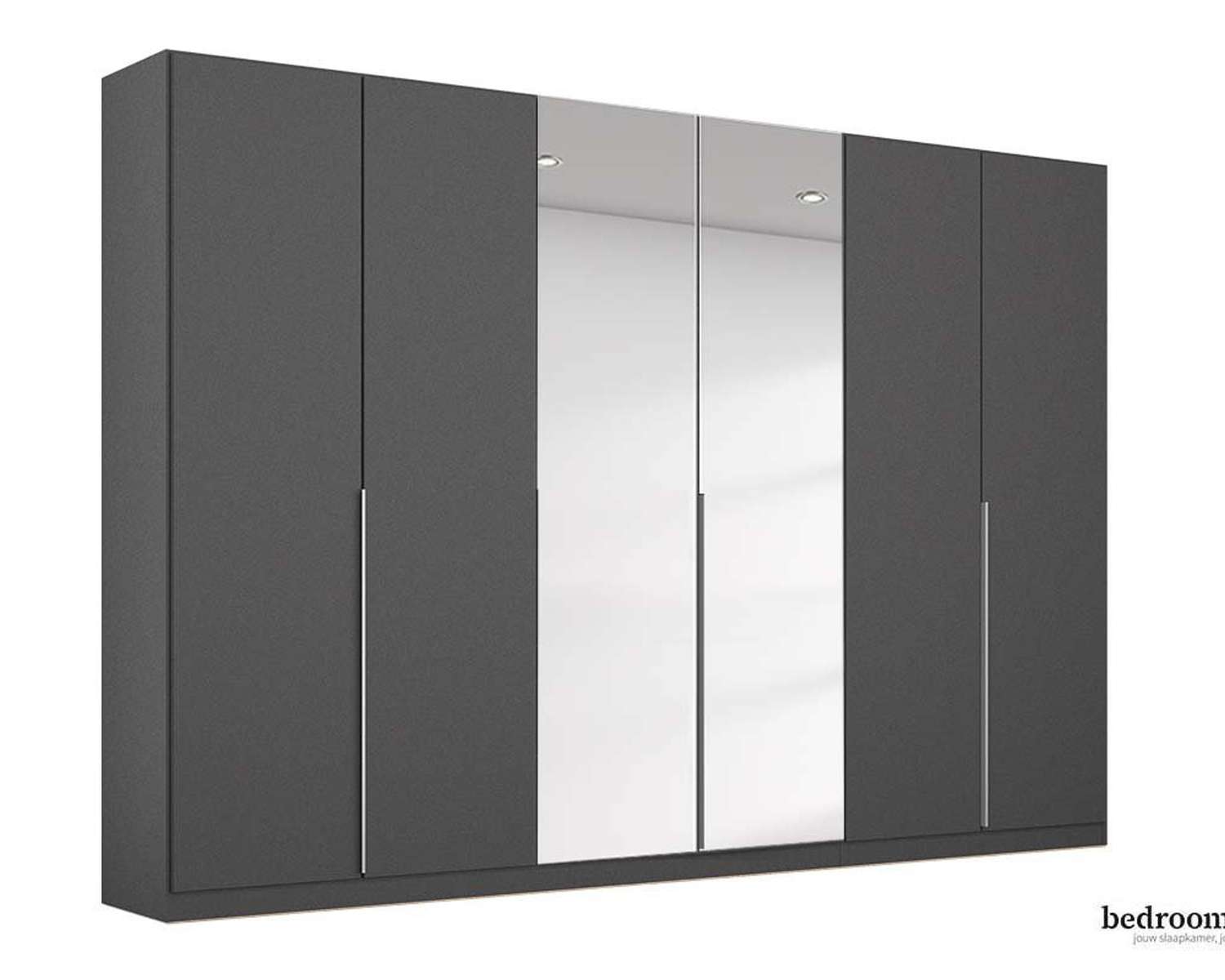 Metallic kast met spiegeldeuren Metallic kast met spiegeldeuren