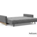 Slaapoppervlak grijze slaapbank