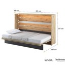 120 opklapbed GrowUp afmetingen