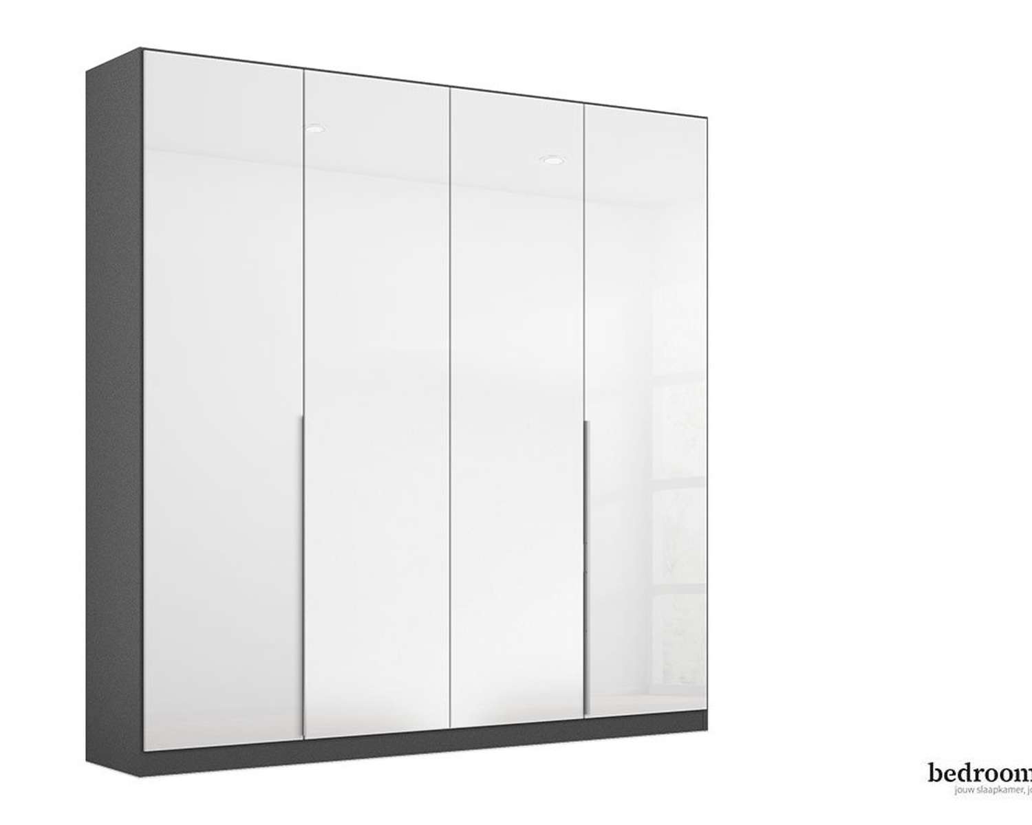 Metallic kast met hoogglans deuren Metallic kast met hoogglans deuren
