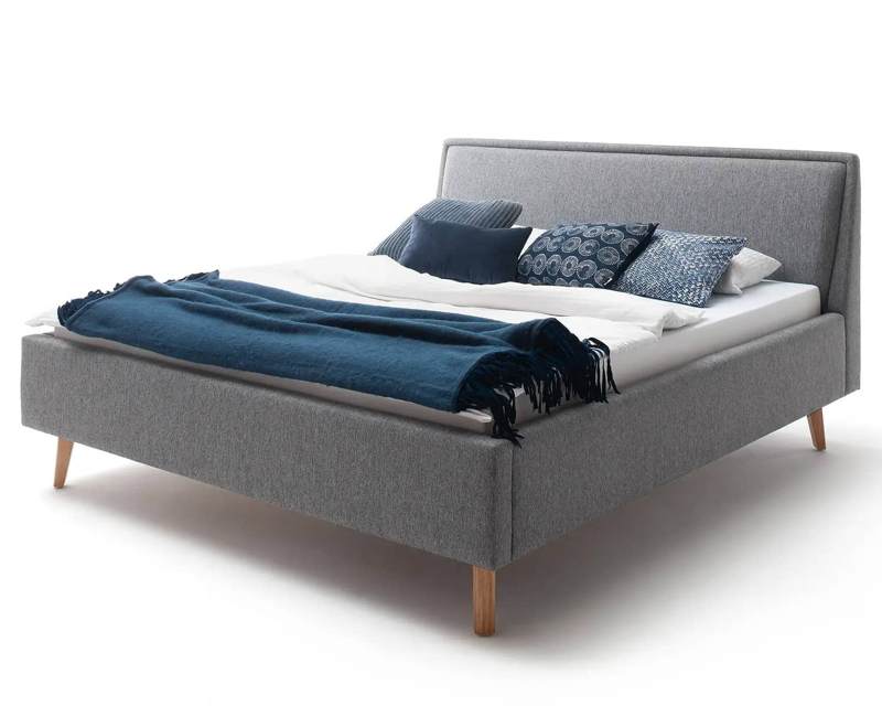 Grijs bedframe