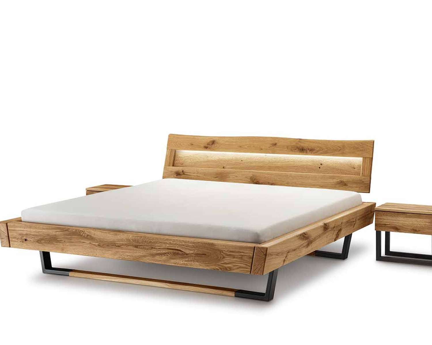 Brixton massief eiken houten ledikant Brixton massief eiken houten ledikant