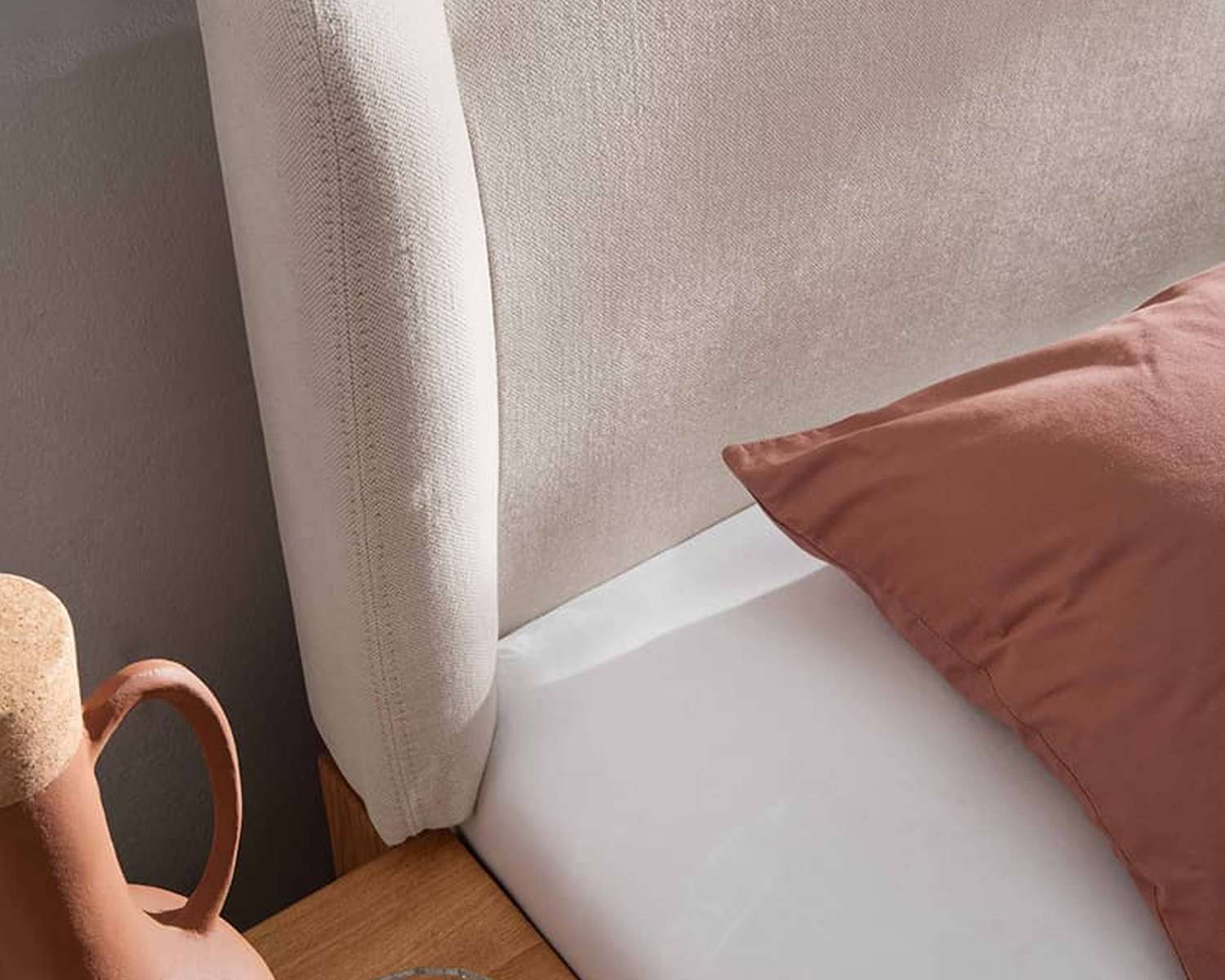 Nieuw stoffen hoofdbord met hoeken Nieuw stoffen hoofdbord met hoeken