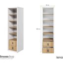 Kinder boekenkast nijmegen wit / houtlook