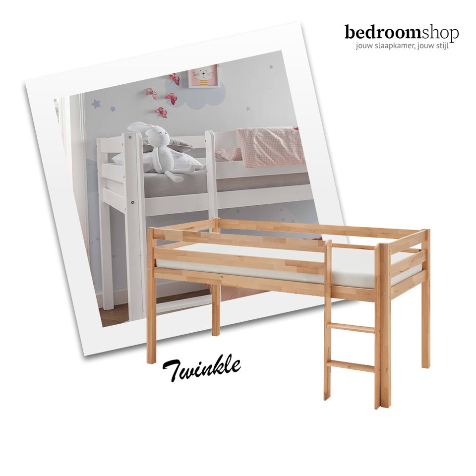 Twinkle halfhoogslaper kinderbed