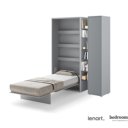 Opklapbed voor studenten grijs