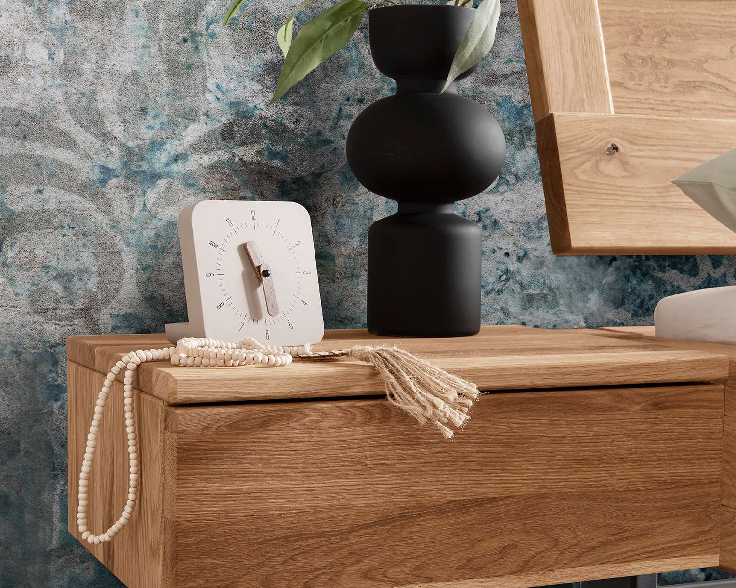 Zwevend nachtkastje Brixton eiken hout Zwevend nachtkastje Brixton eiken hout