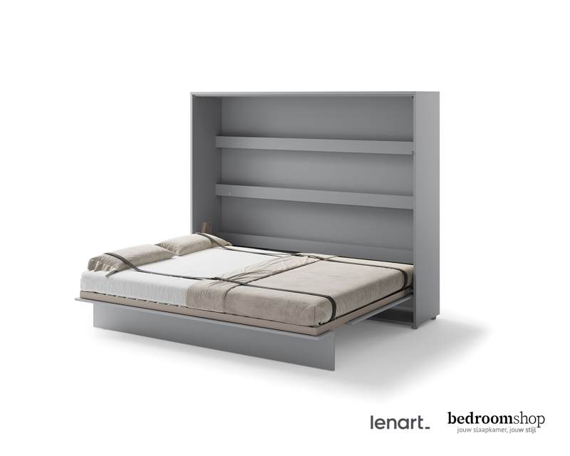 Tweepersoons opklapbed grijs horizontaal (horizon)