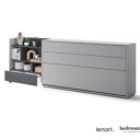 90 grijs solosleep opklapbed