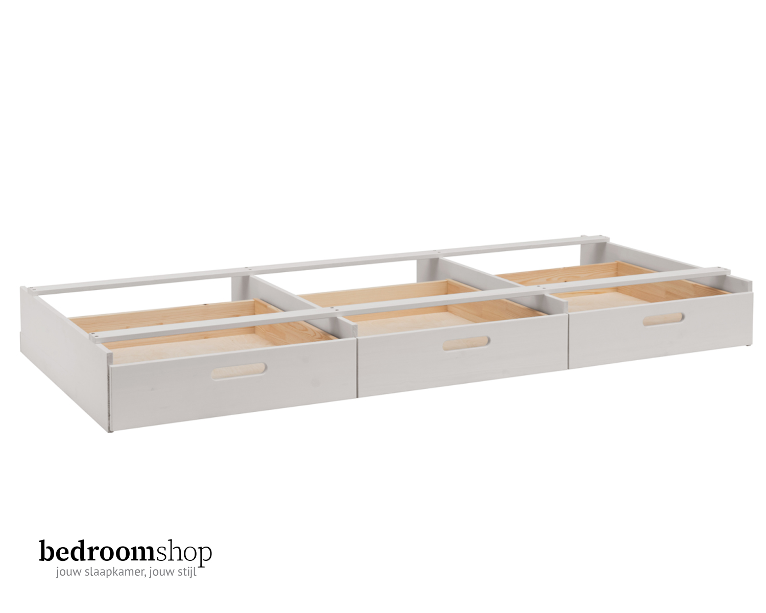 Bedladen kinderbed wit