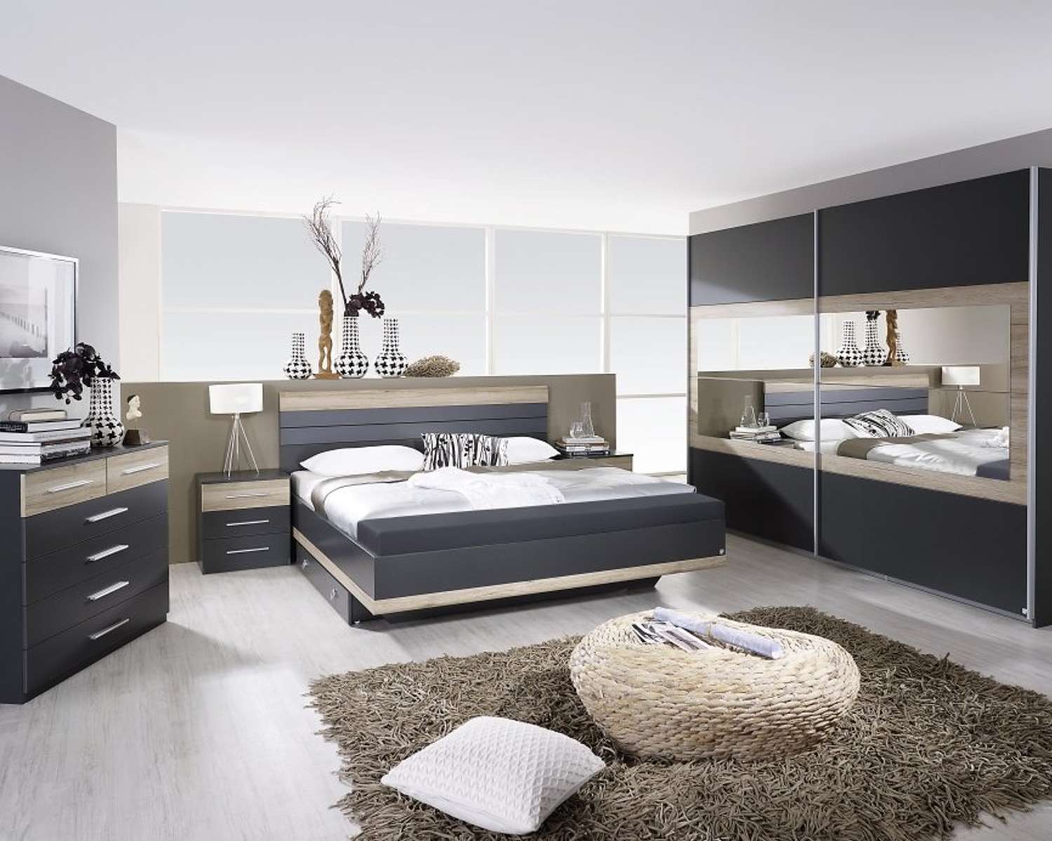 Zweefdeurkast grijs Zweefdeurkast grijs