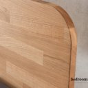 Hoofdbord massief ronde hoeken