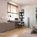 Studiekamer zonder wandplank