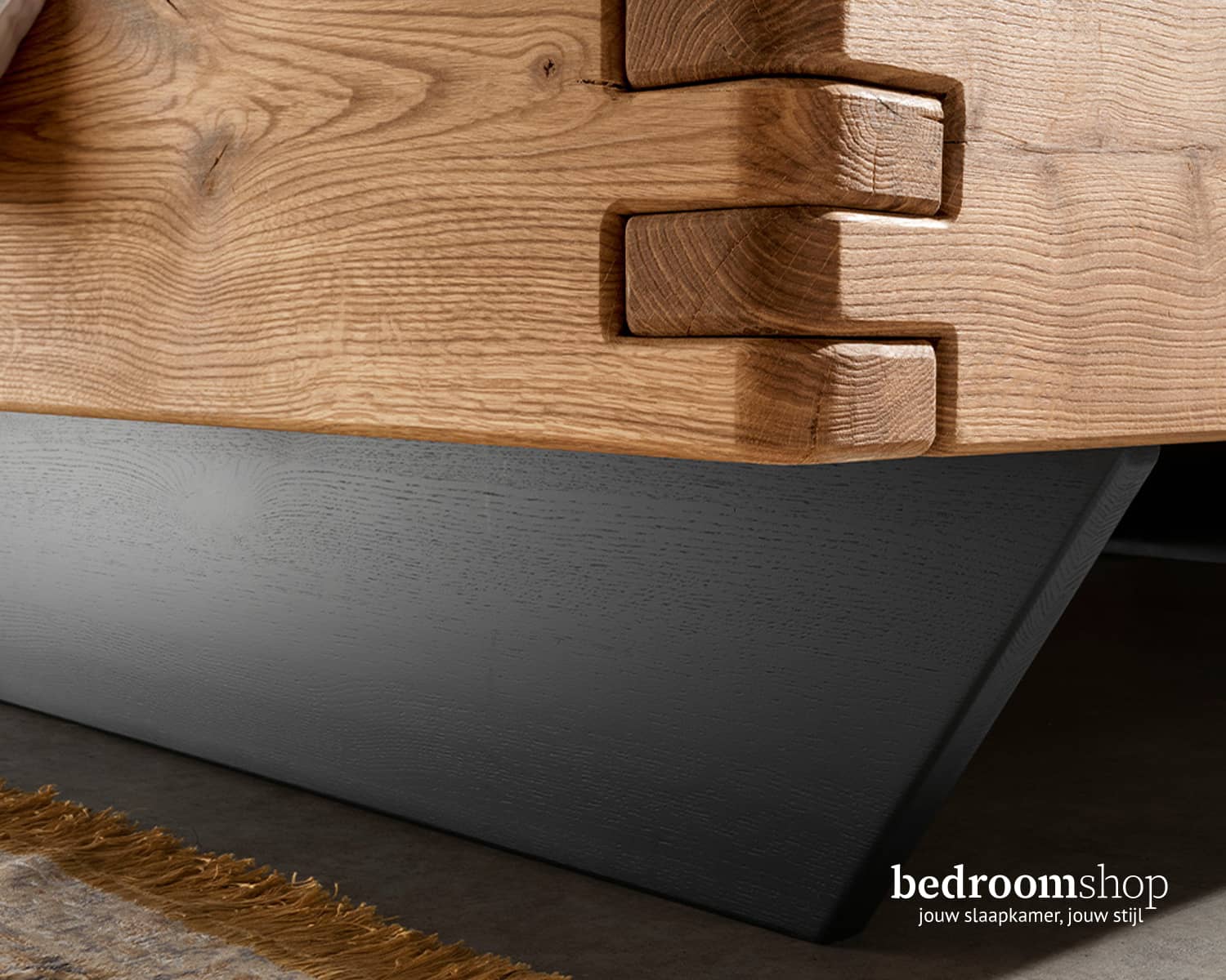 Eiken bed 180x220