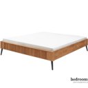 Japandi bed zonder hoofdbord