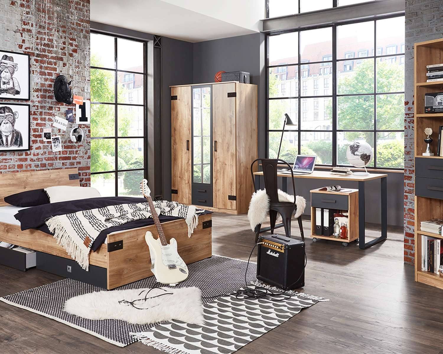 Complete slaapkamerset landelijk San Antonio Complete slaapkamerset landelijk San Antonio