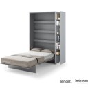 Grijs opklapbed twijfelaar 120